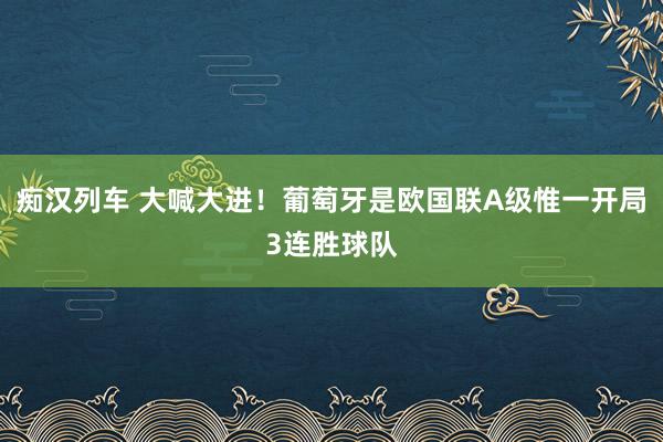 痴汉列车 大喊大进！葡萄牙是欧国联A级惟一开局3连胜球队